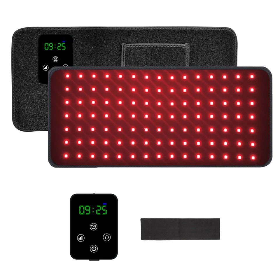 Flytjanlegur innrautt rauð ljós meðferðarpúði